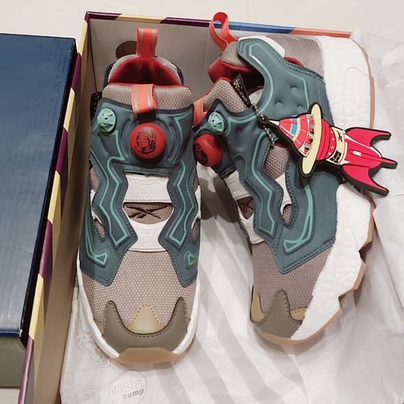 REEBOK X BBC INSTAPUMP FURY BOOST Wm 5.5 men 6.5 - Picture 2 of 14